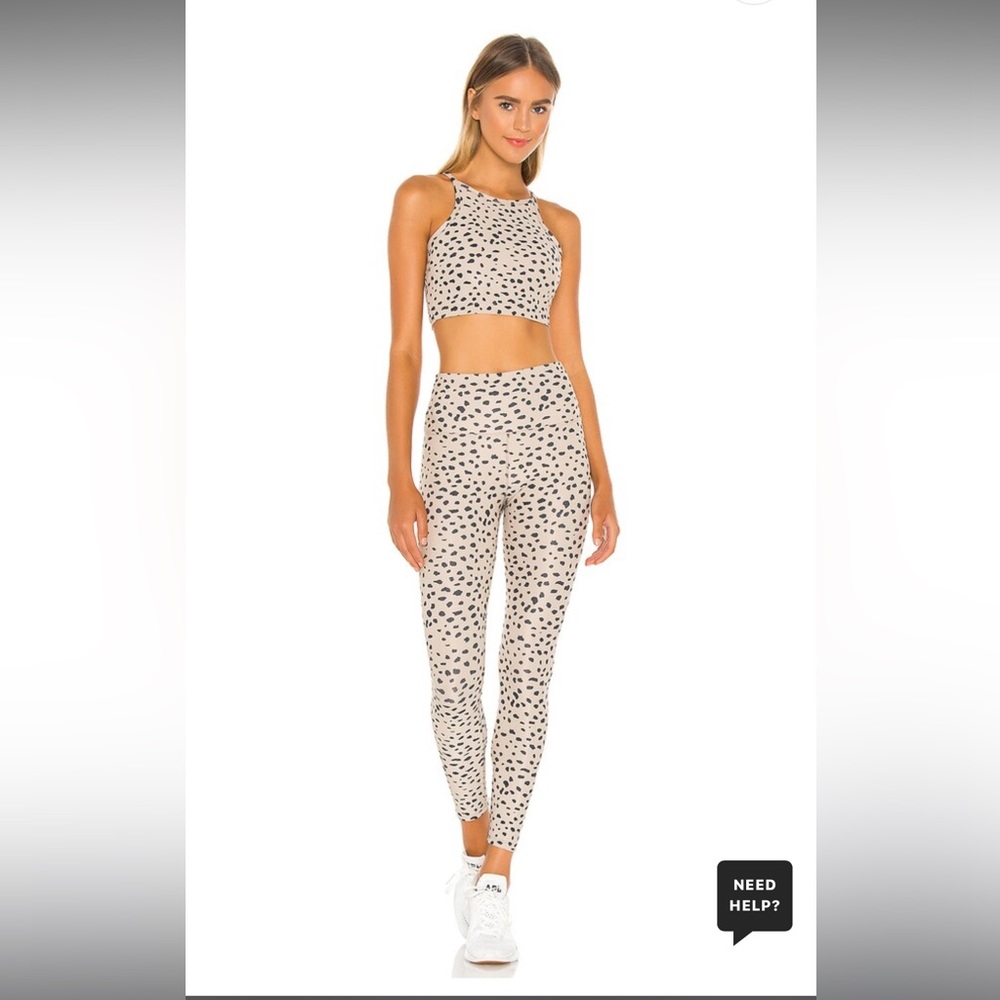 BEACH RIOT AYLA LEGGING TAUPE SPOT